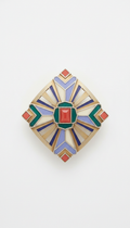 Sterling Silver Art Deco Brooch