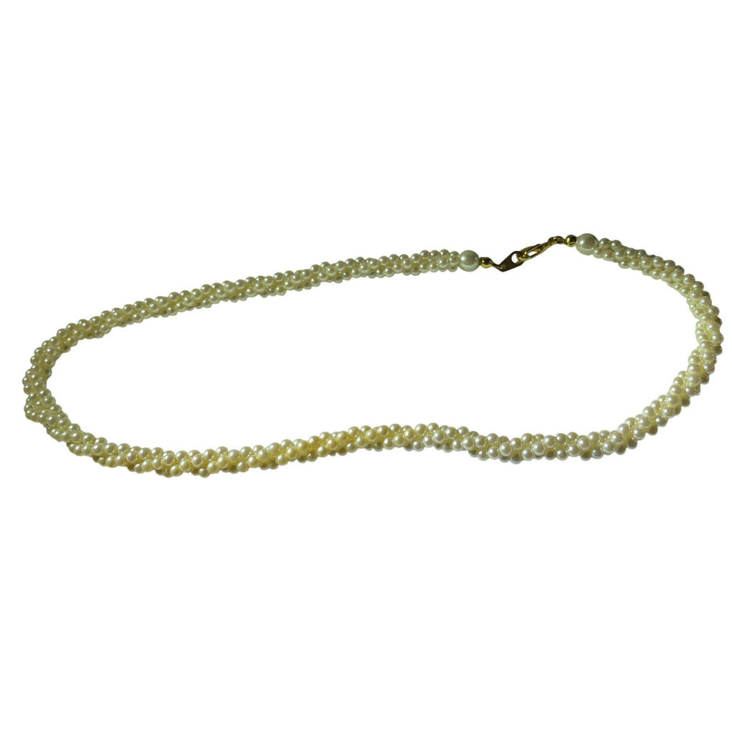 Vintage Marvella Twisted Faux Pearl Necklace