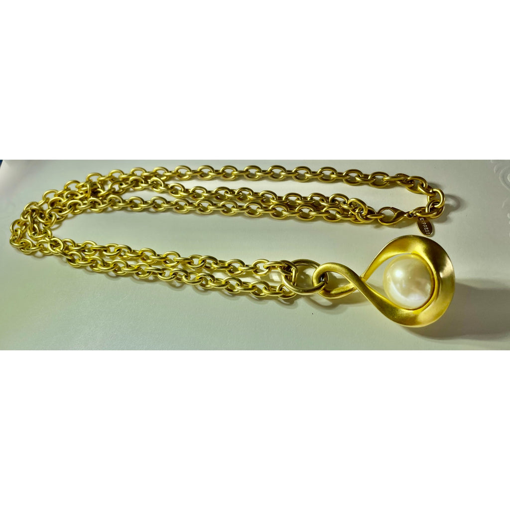 Vintage Express Gold Toned Necklace